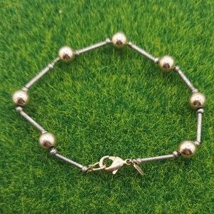 Premier Designs Gold Tone Ball Bracelet B3015